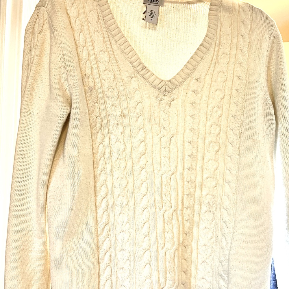 Ivory Sweater SIZE M Izod
